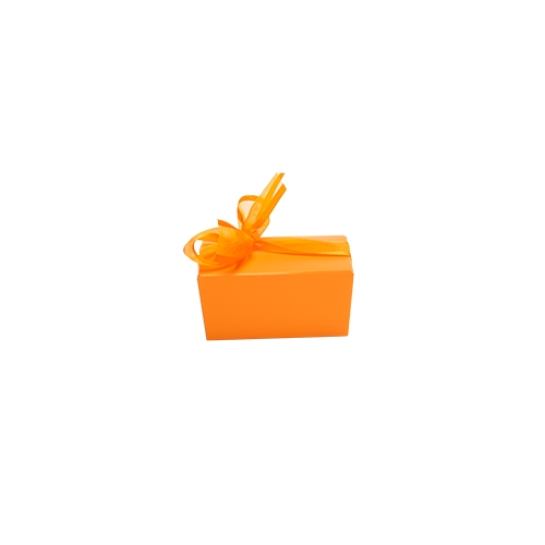 [70410231] DOOS "COLOR" 125GR ORANJE ABRIKOOS 8,4X5,5X4,2CM 25STKS