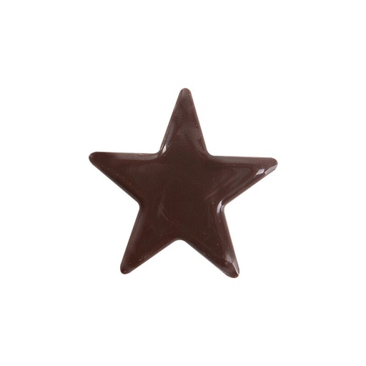 [08082131] 2015073 /15227 ETOILE CHOCOLAT NOIR 2,5CM 175 PCES