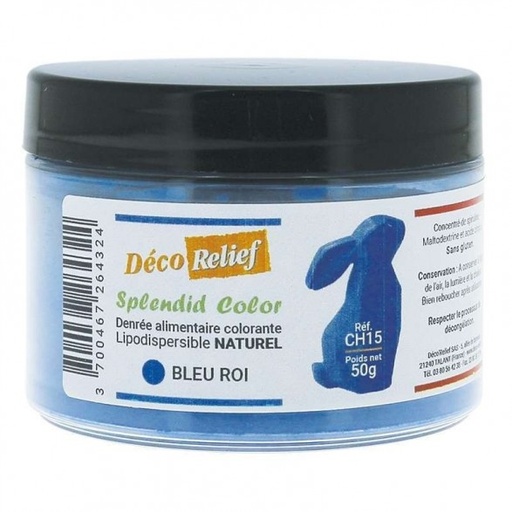 [07055011] COLORANT NATUREL LIPODISPERSIBLE BLEU ROI 50GR
