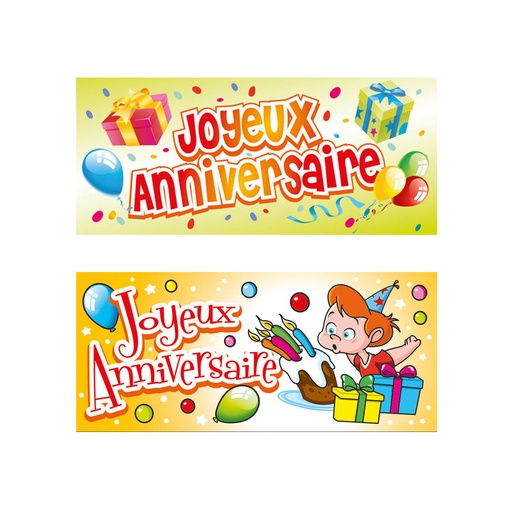 [08081071] 58924 PLAATJE JOYEUX ANNIVERSAIRE 24 STUKKEN = DOOS