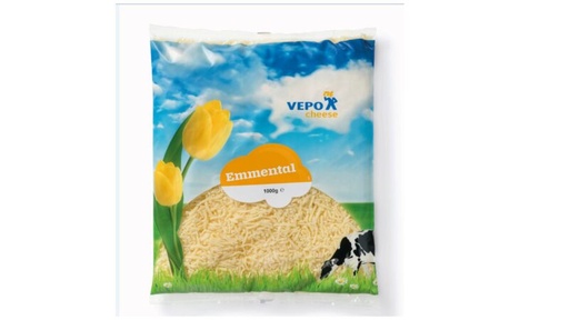 [06100024] GRATED EMMENTAL CHEESE 1KG VEPO