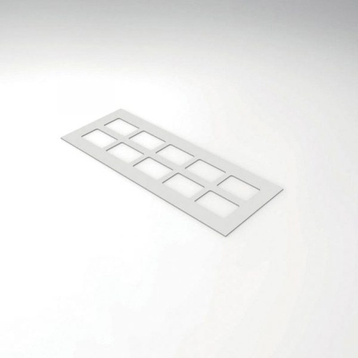 [08056276] 010692 PCB CHABLON POUR RECTANGLE 6X4 CM - 10 EMPREINTES 1PCE ***S/CD***