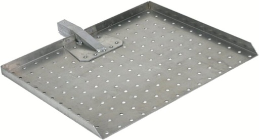 [50707034] PELLE A DEFOURNER ALU PERFOREE 58X47CM 3 BORDS 3CM ENTREE SUR 58CM