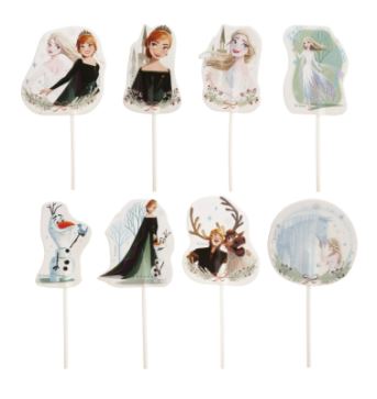 [08041973] FROZEN CAKE TOPPERS 6 ASSORTMENT 16PCES