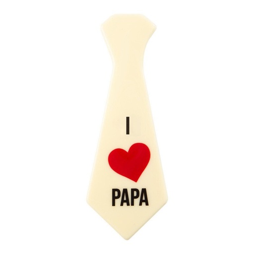 [08058347] 2011052 CRAVATTE I LOVE PAPA 14,3X5,2 CM 30PCS ***S/CDE***