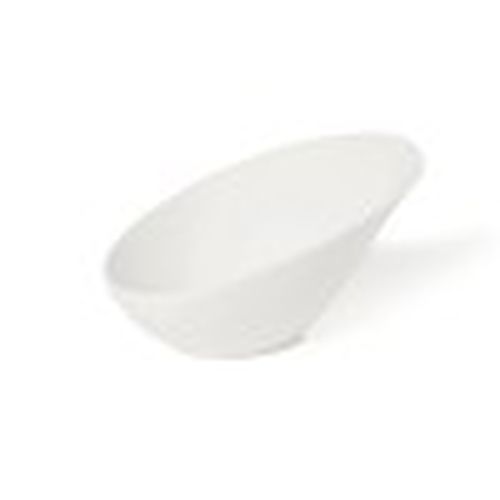 [57661122] LE COQ FEBE IVOIRE BOL OVAL PORCELAINE 12.5X7XH5CM