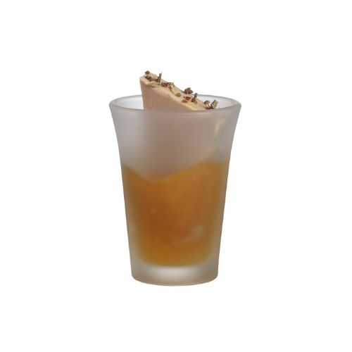 [44104016] MINI VERRE EFFET GIVRE 5CC H6CM Ø4,5/3CM 