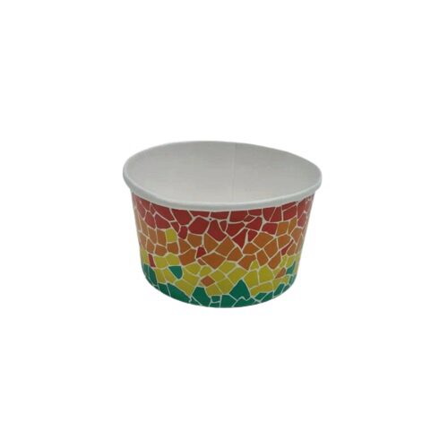 [53533091] GAUDI’ MULTICOLOURED CARDBOARD ICE CREAM TUB 120CC 50PCS