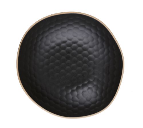 [57661128] LE COQ KYPSELI MAT ZWART SOEPBORD 22X21X5.5CM STEENGOED - LKYP025NE004205