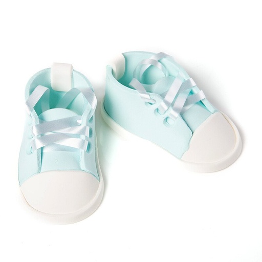 [08054883] 51516 BLAUWE SCHOENEN 9CM 18PCS ***OP/ORDER***