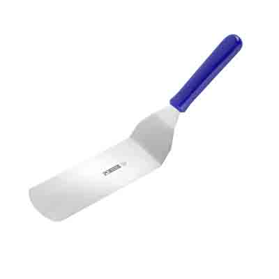 [50361117] STAINLESS STEEL PIZZA PEEL WITH BLUE HANDLE 19X7.5CM