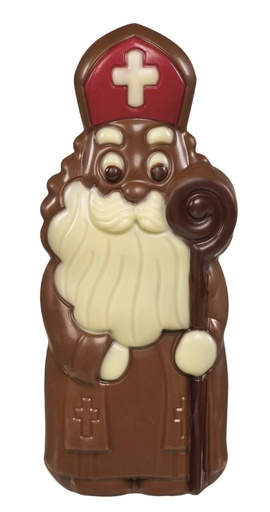 [15030601] KLEURRIJKE SINT-NIKLAAS HOL 16CM 4 X 125GR
