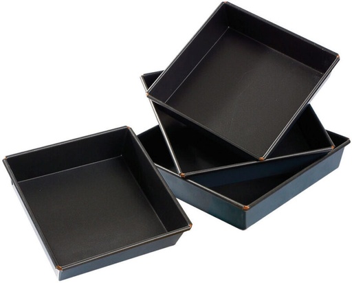 [51804244] MATFER ONTBREKENDE VIERKANTE MAL 24X24XH5CM EXOPAN