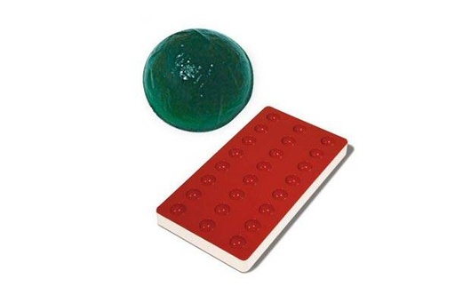 [70408671] SILICONE MOLD FOR FRUIT PASTE HALF-SPHERE SG04