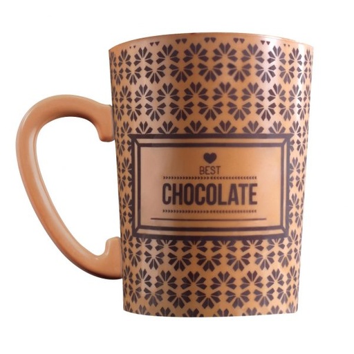 [08057455] 070188 PCB FEUILLES IMPRIMÉES BEST CHOCOLATE POURMUGS 25,35X11 CM 10PCES ***S/CD***