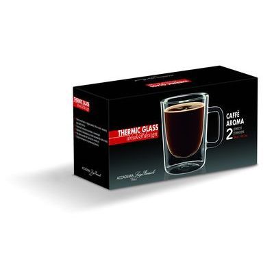 [62250085] LUIGI BORMIOLI SET 2 VERRES "CAFE AROMA" 30CL DOUBLE PAROI
