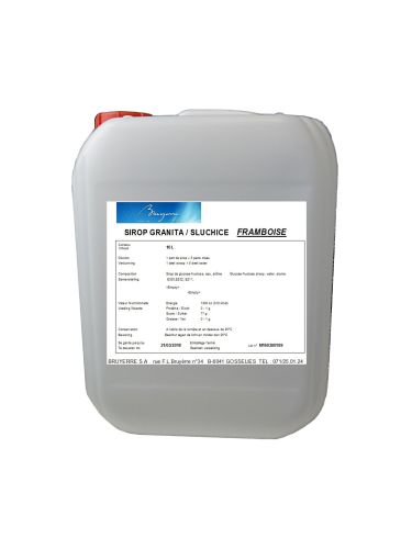 [07060903] DOUCY SIROP GRANITA FRAMBOISE 10L