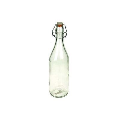 [57658089] MILK BOTTLE 32 CM GLASS 1L