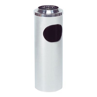 [57660399] CENDRIER/BAC PAPIERS HAUT INOX  20CM