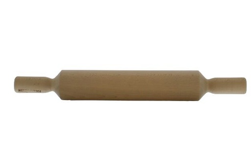 [50801107] ROULEAU A PATE EN HETRE 30CM DIAM 7CM A/POIGNEES