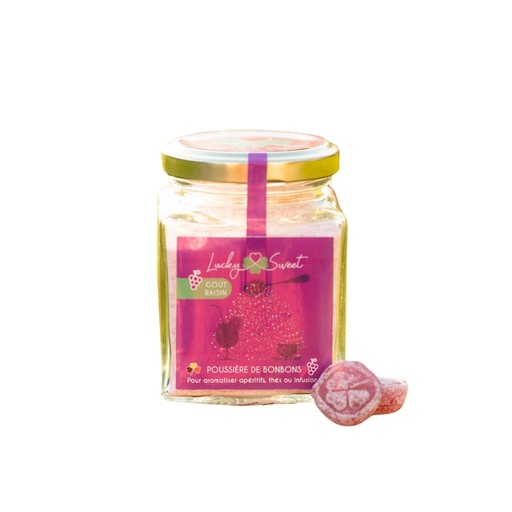 [14100651] LUCKY SWEET GRAPE DUST CANDY 150GR