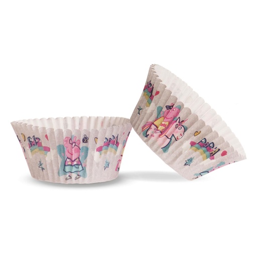 [08041898] PEPPA PIG CUPCAKE VORMGEVINGEN 25 STUKS