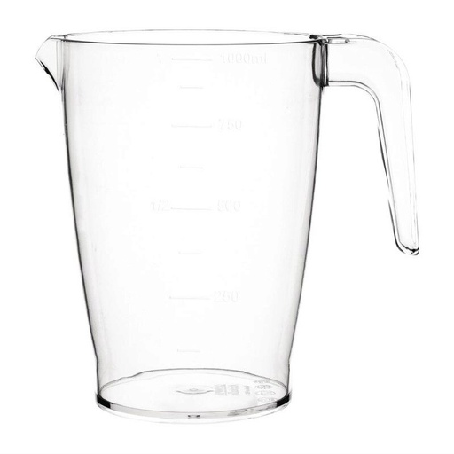 [60251260] KRYSTALLON POLYCARBONATE PITCHER-JUG 1.0L STACKABLE
