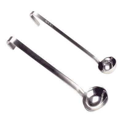 [55078320] HOTEL 18/10 RVS HANDGREEP 2 UITLOOPTUITEN 6CM - L27CM - 5CL