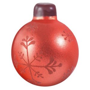 [08056731] 060484 PCB CHRISTMAS BALLS CN SPARKLING COPPER 3 DESIGNS 3.7X3 CM 72PCS ***S/CD***