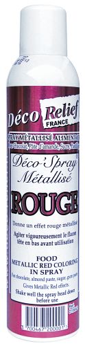 [08074061] DECO-RELIEF COLORANT EN SPRAY ROUGE METALLISE  300ML