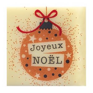 [08057906] 074218 PCB VIERKANTEN CB JOYEUX NOËL 3 CM 120 STUKS ***S/CD***