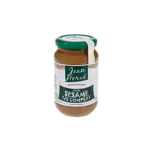 [08059065] JEAN HERVÉ PUREE DE SESAME MI-COMPLETE -TAHIN BIO 350GR