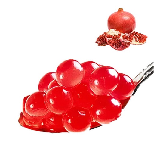 [25101230] BLACK COFFEE FRUIT PARELS 3,4KG GRANAATAPPELSMAAK VOOR BUBBLE TEA