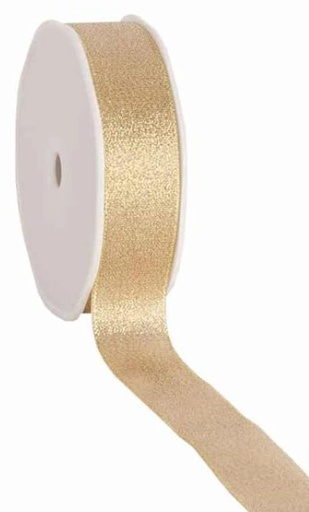 [62000239] SHINY GOLD RIBBON 25MM 20M