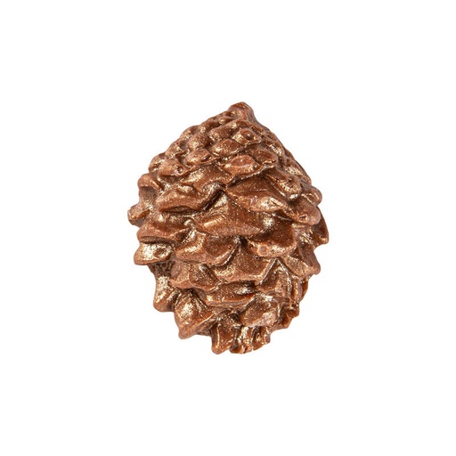 [08082109] 1014087 CHOCOLATE RELIEF PINE CONE 25X35MM 84PCS ***ON ORDER***