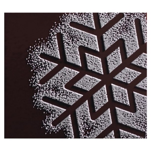 [08057251] 065050 PCB END CAPS CN WITH RELIEF SNOWFLAKE 8.5X7.5 CM 72PCS ***S/CD***