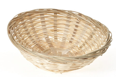 [60300030] ROUND BAMBOO BASKET D/20CMXH/7CM
