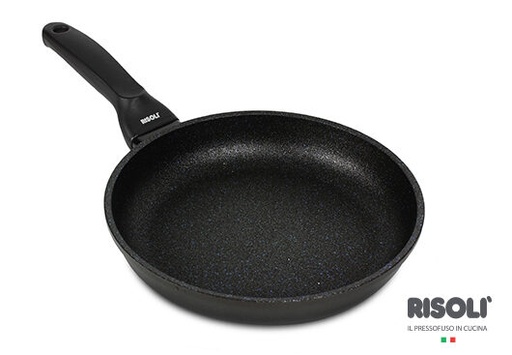 [60251104] RISOLI BLACK+ POELE 32CM ANTI-ADH ELDIAMANT- TOUS FEUX