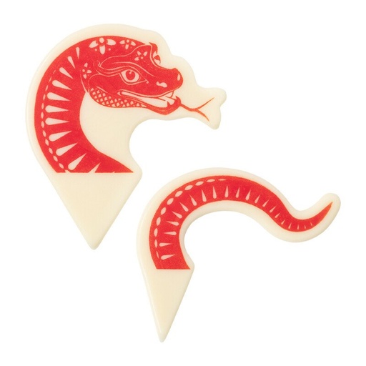 [08058317] 2000450 TETE DE SEPRENT 6,3X7,1 CM + QUEUE 6,7X5,7 CM 10PCS ***S/CDE***