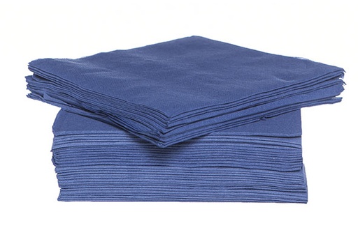 [44665118] C&T PROF SERVIETTE BLEU NUIT 38X38CM 40PCES