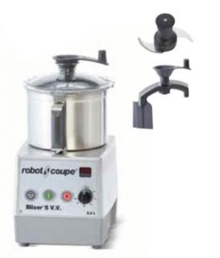 [60533301] ROBOT COUPE BLIXER 5VV*A 220V MONO 1500W