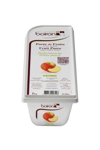 [02100101] ❄️BOIRON 724 WITTE PERZIKPUREE 100% 1KG