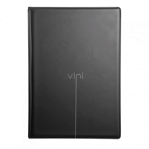 [57661390] A4 RISTO LINE "VINI" BLACK MENU