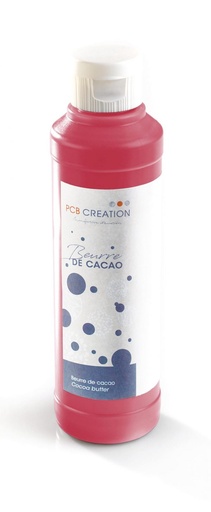 [08056092] 004470 PCB RED RASPBERRY COLORED COCOA BUTTER 200 GR ***S/CD***