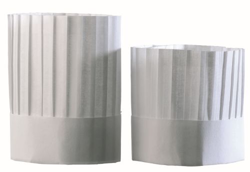 [53152510] 30-PLY WOVEN PAPER TOQUE HT 225 HT ADJUSTABLE