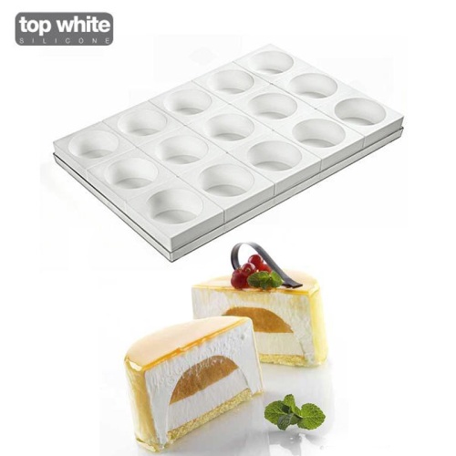 [51661052] SILIKOMART SET ROUND SILICONE TORTAFLEX MOLDS Ø100 HT 50MM VOLUME 15 X 389ML