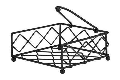 [57663358]  C&T TOWEL RACK 14X14XH6 BLACK METAL