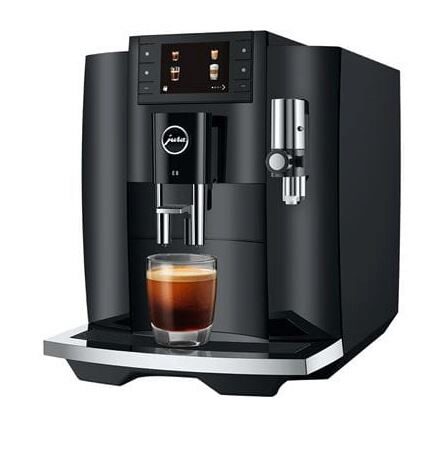 [60252043] JURA COFFEE MACHINE E8 PIANO BLACK EC "NEW"-N.15584