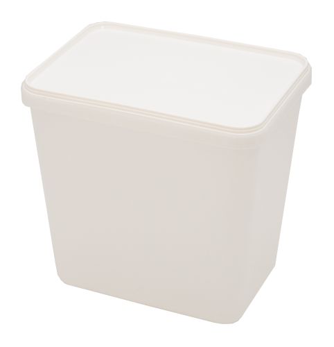 [25206031] BOITE A GLACE EN PLASTIQUE 5L AVEC COUVERCLE CARTON DE 20PCES