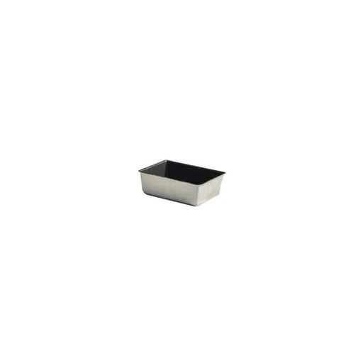 [51201356] PLATINE A PAIN EMBOUTIE 18X12 CM HT6CM ALUMINISE